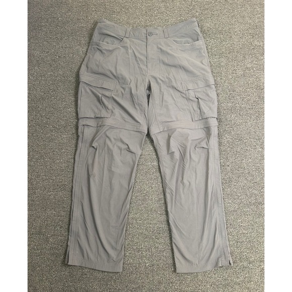Rei Co-Op Other - REI Co-op Convertible Cargo Pants Gray Mens 38x32 Hiking Outdoor Zip Off Light